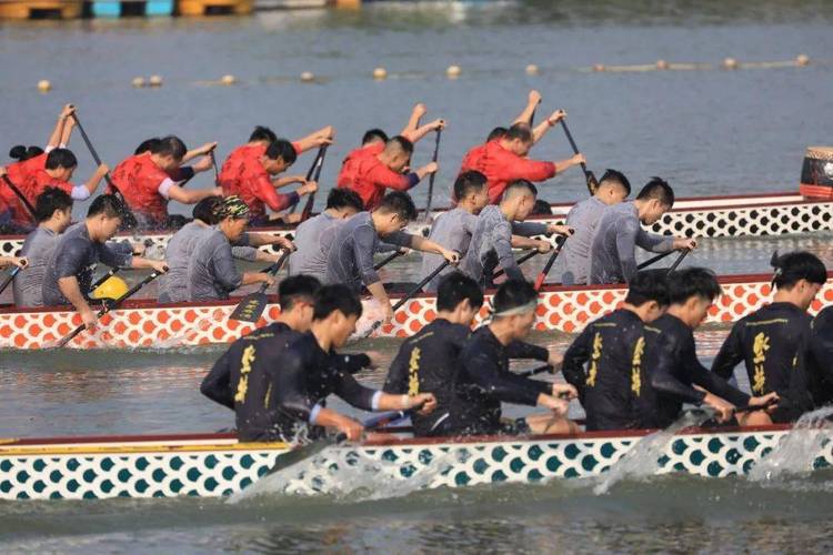 2024年麻涌镇龙舟俱乐部大联赛 百舸争流，掀起水上狂欢热潮